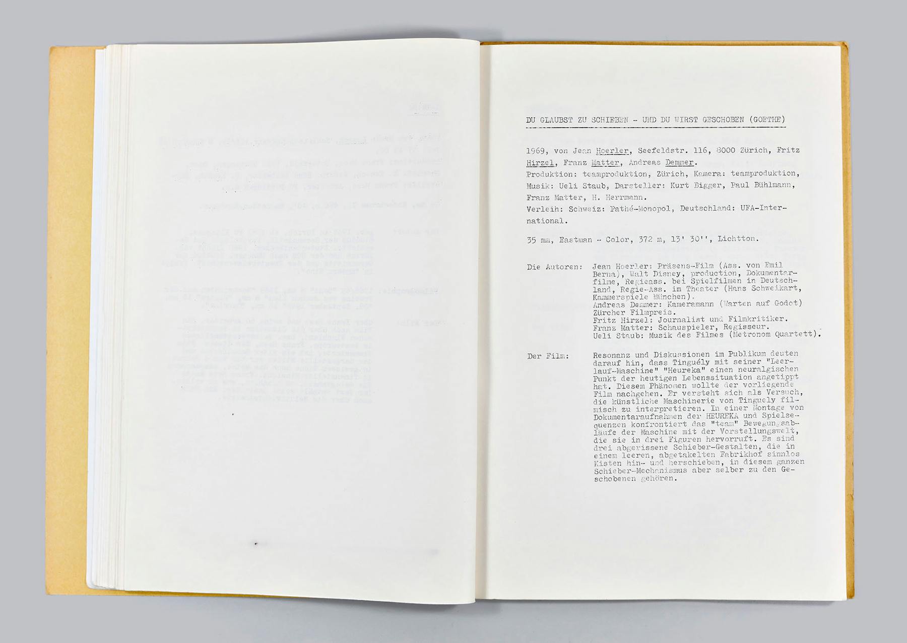 Bild 1 von Du glaubst zu schieben – und du wirst geschoben (Goethe)