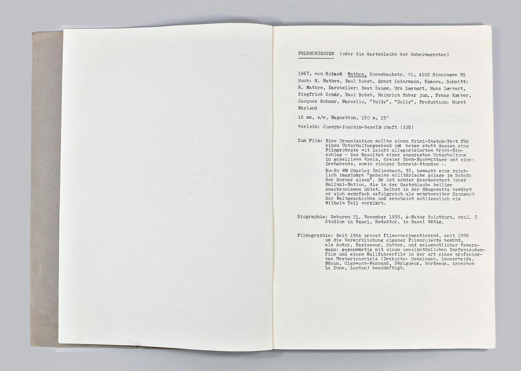Bild 1 von Feldschiessen (oder die Gartenlaube der Geheimagenten)